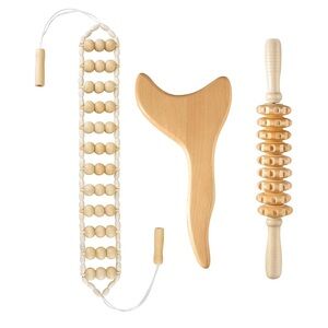 3 Piece Wood Therapy Massage Tools